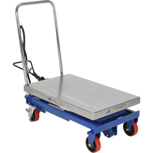 Pneumatic Hydraulic Scissor Lift Table, Steel, 32-1/2" L x 19-3/4" W, 1000 lbs. Cap. TGS INDUSTRIEL