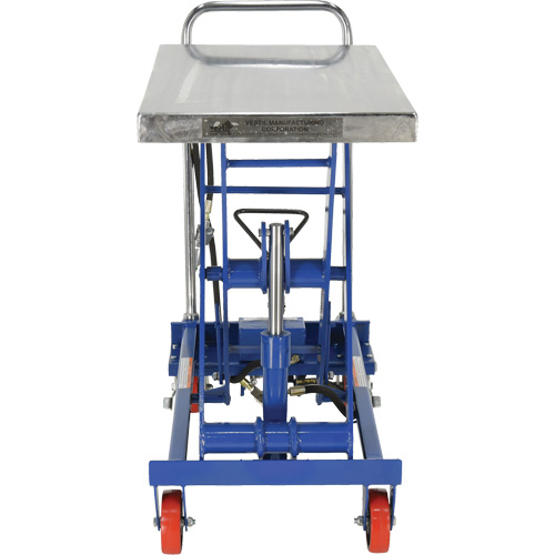 Pneumatic Hydraulic Scissor Lift Table, Steel, 32-1/2" L x 19-3/4" W, 1000 lbs. Cap. TGS INDUSTRIEL