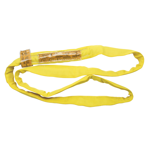 Polyester Round Sling, Yellow, 2-1/2" W x 3' L, 9000 lbs. Vertical Load TGS INDUSTRIEL