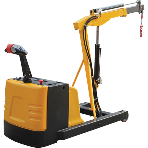 Grue d'atelier &eacute;lectrique, Lev&eacute;e 8,8', 1500 lb (0,75 tonne), 44-1/4" bras, 62-1/4" ha TGS INDUSTRIEL