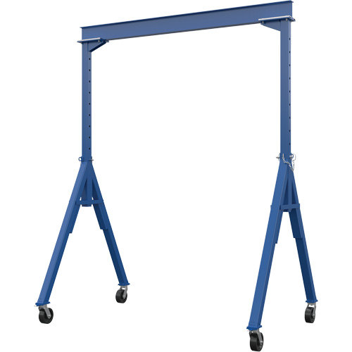 Adjustable Height Gantry Crane, 10' L, 2000 lbs. (1 tons) Capacity TGS INDUSTRIEL