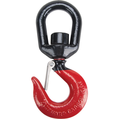 Crochet pivotant avec c&acirc;ble m&eacute;tallique Black Eye TGS INDUSTRIEL