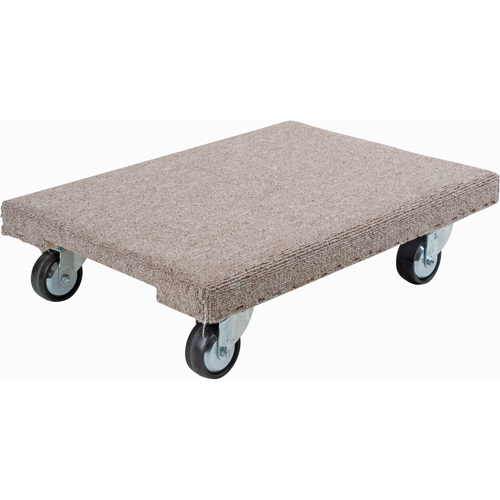 Wood Dollies - Medium-Duty, Polyolefin Wheels, 900 lbs. Capacity, 18" W x 30" D x 7" H TGS INDUSTRIEL