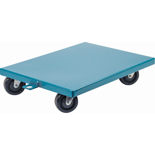 Plateaux roulants en acier, 18" la x 24" p x 7" h, Capacit&eacute; de 1200 lb TGS INDUSTRIEL