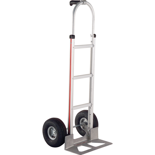 Knocked Down Hand Truck, Single Grip Handle, Aluminum, 52" Height, 500 lbs. Capacity TGS INDUSTRIEL