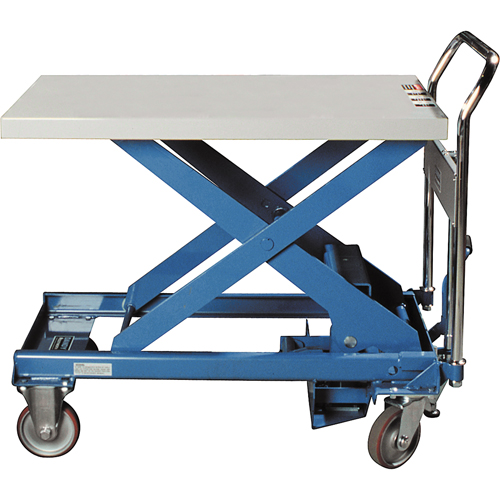 Table &eacute;l&eacute;vatrice &agrave; ciseaux Dandy Lift, 28" lo x 17-7/10" la, Acier, Capacit&eacute; 330 lb TGS INDUSTRIEL