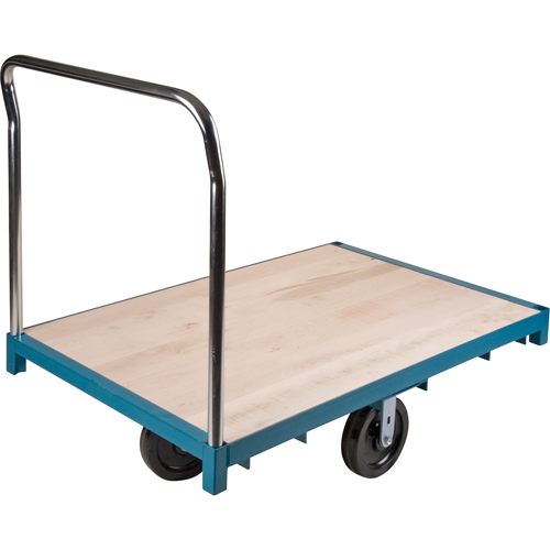 Heavy-Duty Platform Truck, 96" L x 48" W, 2500 lbs. Capacity, Nylon Casters TGS INDUSTRIEL