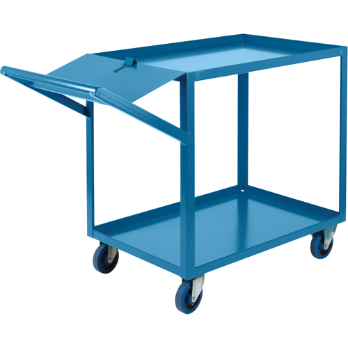 Chariots &agrave; cueillette, 36" h x 24" la x 52" p, 2 Tablettes, Capacit&eacute; 1200 lb TGS INDUSTRIEL