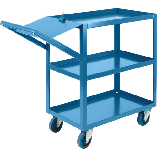 Chariots &agrave; cueillette, 36" h x 18" la x 46" p, 3 Tablettes, Capacit&eacute; 1200 lb TGS INDUSTRIEL