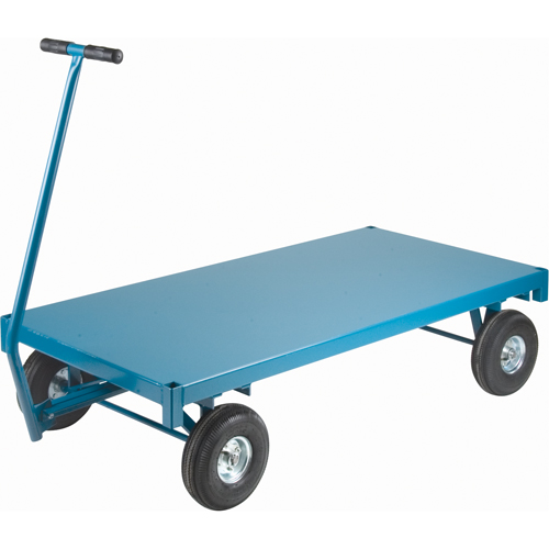 Chariots &agrave; plateforme - Chariots wagon ergonomiques &agrave; plateforme, 30" la x 60" la x Capacit&eacute; 1000 lb TGS INDUSTRIEL