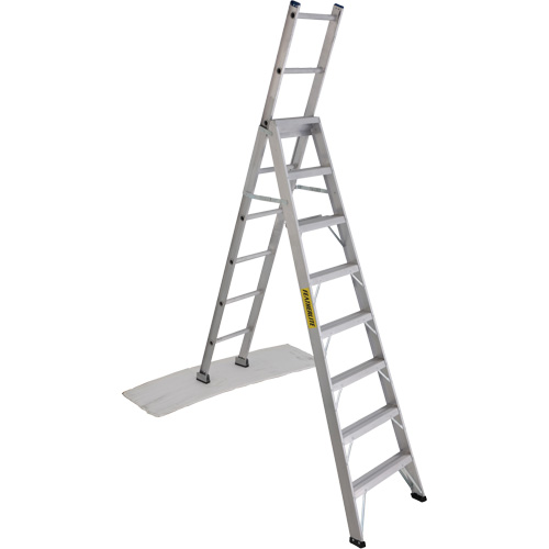 2700 Series Industrial Duty Multi-Way Ladders, 8', Aluminum, 250 lbs. Cap., ANSI 1, CSA 1 TGS INDUSTRIEL
