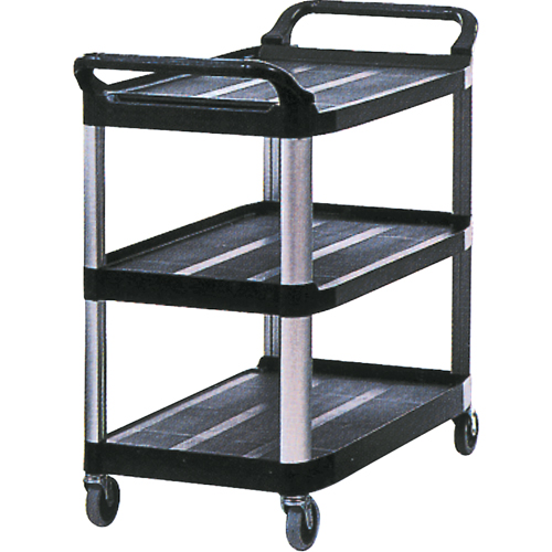Chariot utilitaire, 3 tiers, 20" x 37" x 33-5/8", Capacit&eacute; 300 lb TGS INDUSTRIEL
