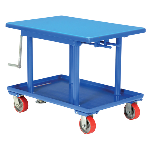 Hydraulic Lift Table, 24" L x 36" W, Steel, 2000 lbs. Capacity TGS INDUSTRIEL