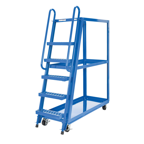 Chariot &agrave; cueillette, Acier, 21-7/8" la x 56-1/8" p, 3 tablettes, Capacit&eacute; 1000 lb TGS INDUSTRIEL