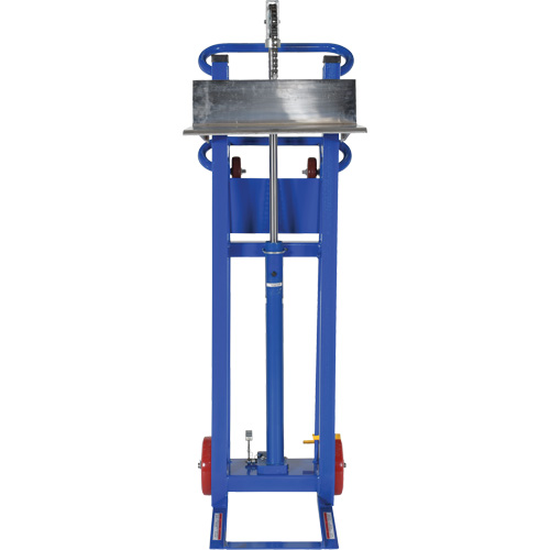 Gerbeur &agrave; plateforme hydraulique, M&eacute;canisme Pompe au pied, Capacit&eacute; de 750 lb, Levage max de 52" TGS INDUSTRIEL