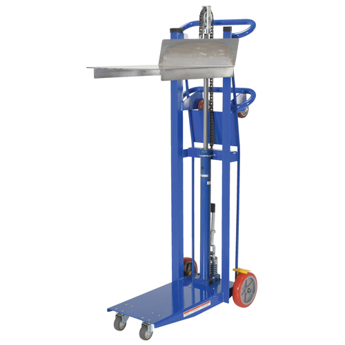 Hydra Lift Platform Stacker, Foot Pump Operated, 750 lbs. Capacity, 52" Max Lift TGS INDUSTRIEL
