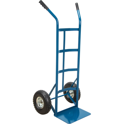 Diable &agrave; roue enti&egrave;rement soud&eacute;, Prise Double, Acier, Hauteur de 46", Capacit&eacute; 600 lb TGS INDUSTRIEL