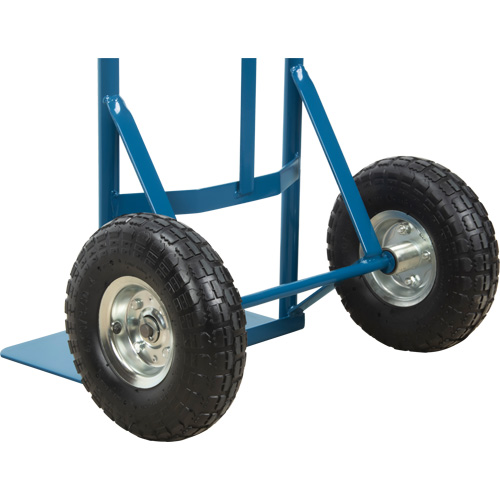 Diable &agrave; roue enti&egrave;rement soud&eacute;, Prise Double, Acier, Hauteur de 46", Capacit&eacute; 600 lb TGS INDUSTRIEL