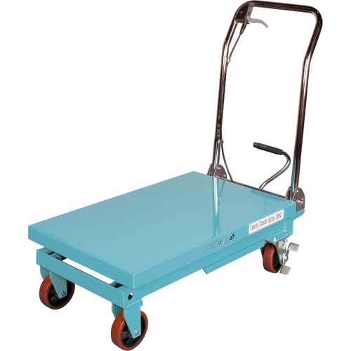 Heavy-Duty Hydraulic Scissor Lift Table, 32" L x 19-3/4" W, Steel, 660 lbs. Capacity TGS INDUSTRIEL