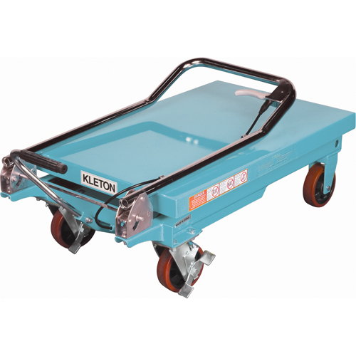 Heavy-Duty Hydraulic Scissor Lift Table, 32" L x 19-3/4" W, Steel, 660 lbs. Capacity TGS INDUSTRIEL