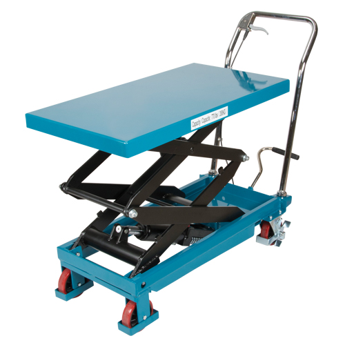 Heavy-Duty Hydraulic Scissor Lift Table, 35-3/4" L x 19-3/4" W, Steel, 770 lbs. Capacity TGS INDUSTRIEL