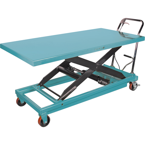 Table &eacute;l&eacute;vatrice robuste &agrave; ciseaux hydraulique, 63" lo x 31-7/8" la, Acier, Capacit&eacute; 1100 lb TGS INDUSTRIEL