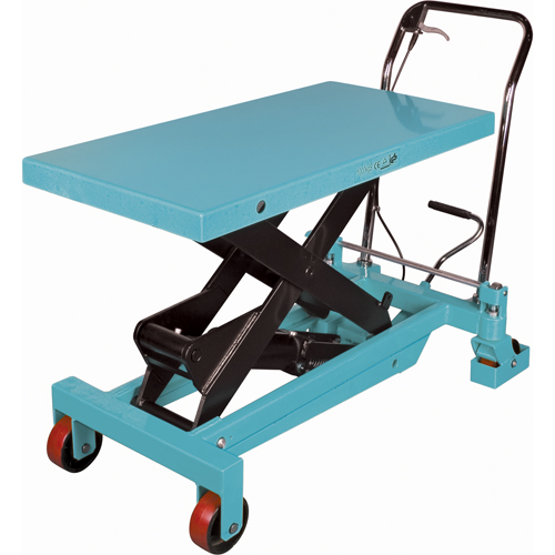 Heavy-Duty Hydraulic Scissor Lift Table, 40" L x 20-1/8" W, Steel, 2200 lbs. Capacity TGS INDUSTRIEL
