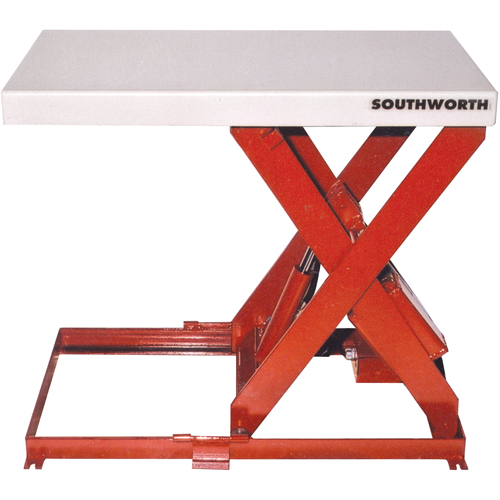 Table &eacute;l&eacute;vatrice &agrave; ciseaux, Acier, 36" lo x 20" la, Capacit&eacute; 550 lb TGS INDUSTRIEL