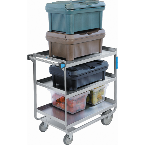 Chariots robustes &agrave; ch&acirc;ssis en U, 3 Tiers, 19" la x 34-1/2" h x 33" p, Capacit&eacute; 700 lb TGS INDUSTRIEL