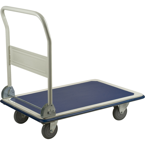 Chariot &agrave; plateforme avec poign&eacute;e pliante, Acier, 400 lb, 29" lo x 19" la, Hauteur 33" TGS INDUSTRIEL