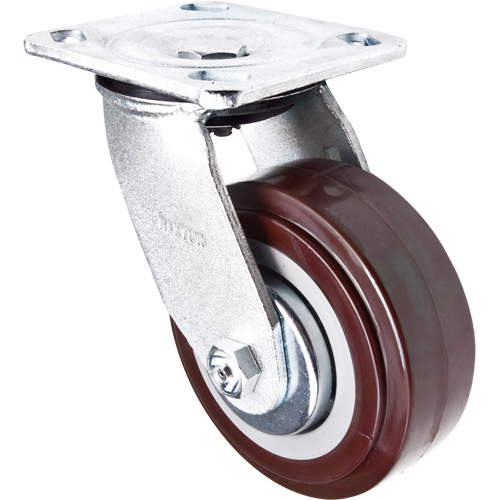 Caster, Swivel, 5" (127 mm), Polyurethane, 650 lbs. (294 kg.) TGS INDUSTRIEL