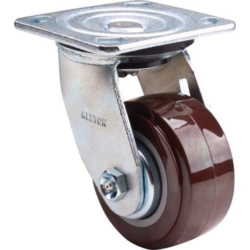 Caster, Swivel, 4" (101.6 mm), Polyurethane, 550 lbs. (249.5 kg.) TGS INDUSTRIEL