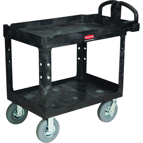 Chariot utilitaire robuste, 2 tiers, 25-1/4" x 37-1/8 x 36-3/8", Capacit&eacute; 500 lb TGS INDUSTRIEL
