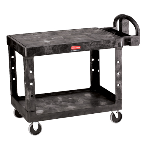 Flat Shelf Heavy Duty Utility Cart - 4525-00, 2 Tiers, 25-7/8" x 33-3/10" x 43-9/10", 500 lbs. Capacity TGS INDUSTRIEL