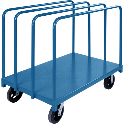 Chariot robuste pour transport de panneaux avec rails &agrave; palier unique, 48" x 30" x 45", Capacit&eacute; 2000 lb TGS INDUSTRIEL