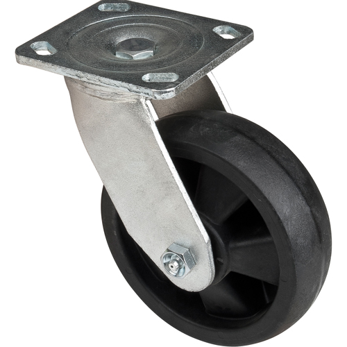 Roulettes haute temp&eacute;rature, Pivotant, 6" (152,4 mm), Nylon, 880 lb (399 kg) TGS INDUSTRIEL