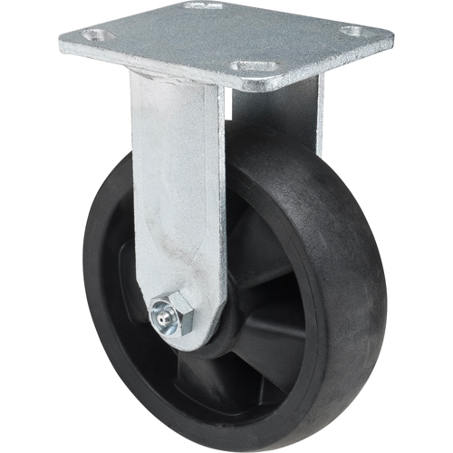 Roulettes haute temp&eacute;rature, Fixe, 6" (152,4 mm), Nylon, 880 lb (399 kg) TGS INDUSTRIEL