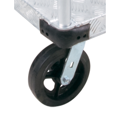 Aluminum Platform Truck, 24" W x 36" L, 2000 lbs. Cap., Mold-on Rubber Wheels TGS INDUSTRIEL