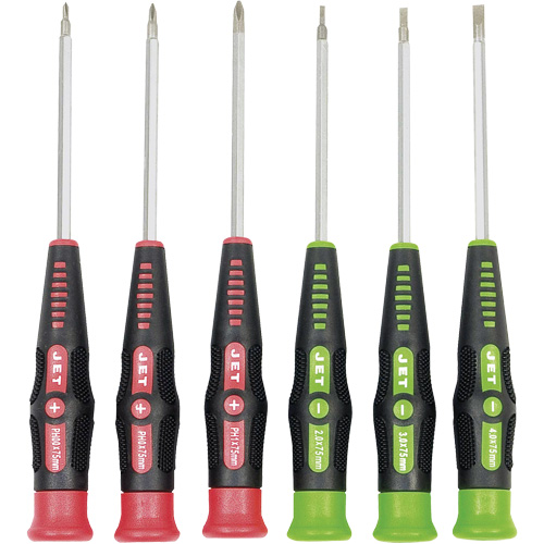 JPSD-6 Precision Screwdriver Set, 6, Magnetic TGS INDUSTRIEL