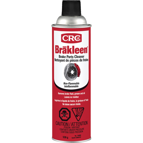 Nettoyant pour pi&egrave;ces de frein Brakleen, Canette a&eacute;rosol TGS INDUSTRIEL