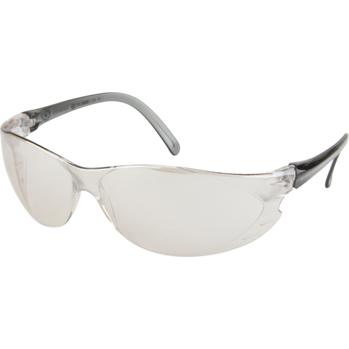 Twister Series Safety Glasses, Indoor/Outdoor Mirror Lens, Anti-Scratch, ANSI Z87+/Meets/Exceeds CSA Z94.3 TGS INDUSTRIEL