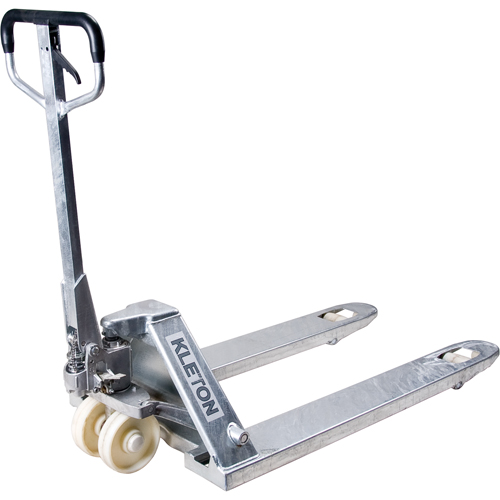 Manual Pallet Trucks, Galvanized, 42" L x 27" W, 5500 lbs. Capacity TGS INDUSTRIEL