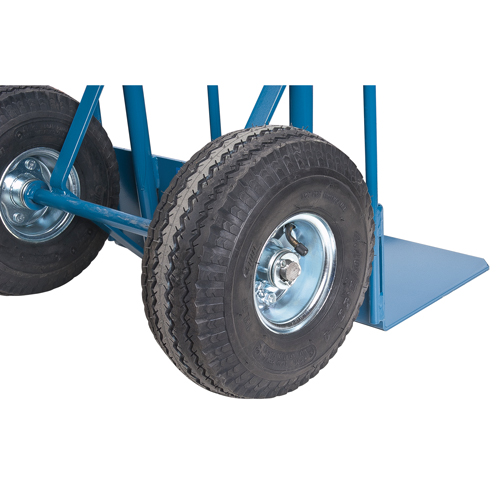 Load Retention Hand Truck, Dual Handle, Steel, 53" Height, 600 lbs. Capacity TGS INDUSTRIEL