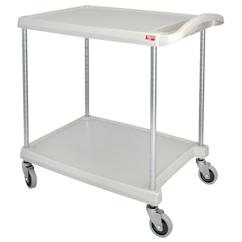 myCart Utility Cart, 2 Tiers, 20" x 35-1/2" x 30", 300 lbs. Capacity TGS INDUSTRIEL