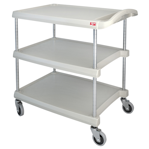 myCart Utility Cart, 3 Tiers, 20" x 35-1/2" x 30", 400 lbs. Capacity TGS INDUSTRIEL
