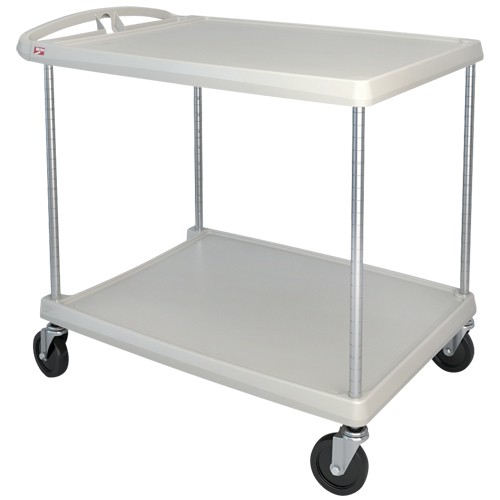 myCart Utility Cart, 2 Tiers, 26" x 36-7/8" x 36", 400 lbs. Capacity TGS INDUSTRIEL