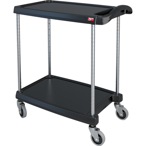myCart Utility Cart, 2 Tiers, 16" x 35-1/2" x 27", 300 lbs. Capacity TGS INDUSTRIEL