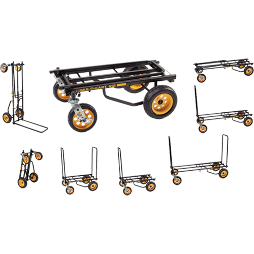 Transporteur d'&eacute;quipement 8 en 1 RockNRoller Multi-Cart, tout terrain, Acier, Capacit&eacute; 500 lb TGS INDUSTRIEL