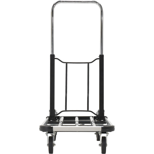 Fold-Up Platform Truck, Stainless Steel, 300 lbs., 28" L x 16" W, 33-1/2" High TGS INDUSTRIEL