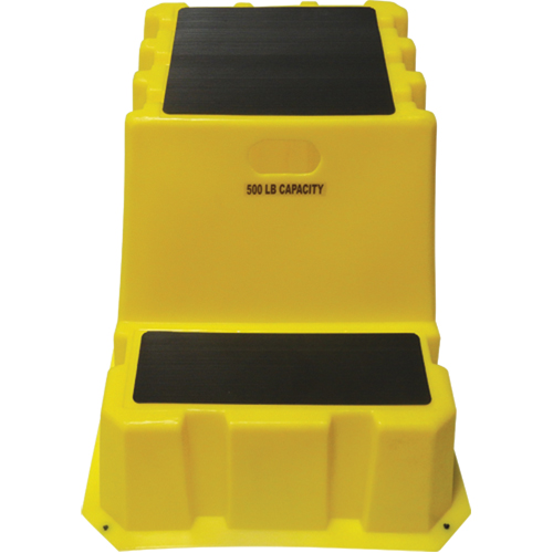 Escabeaux emboîtables industriels, 2 marches, 33" x 25-3/4" x Hauteur 24" TGS INDUSTRIEL